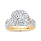 14K 1.48CT DIAMOND BRIDAL RING