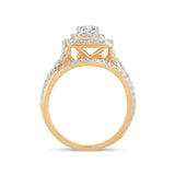 14K 1.48CT DIAMOND BRIDAL RING