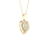 10K 0.15CT DIAM PENDANT