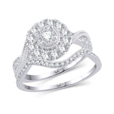 14K 1.00CT DIAM BRIDAL RING