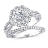 14K 1.00CT DIAM BRIDAL RING