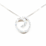 Swirl Of Life Pendant With 0.69ct Round Brilliant Cut Diamonds