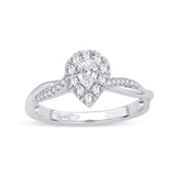 14K 0.49CT DIAMOND RING