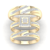 10K 0.20CT DIAM TRIO SET
