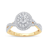 14K 0.74CT DIAMOND RING