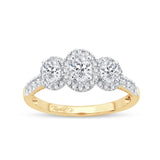 14K 1.00CT DIAMOND RING