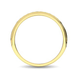 14K Yellow Gold Diamond 1/4 Ct.Tw. Men's Machine Band
