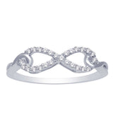 10K White Gold 1/6 Ct.Tw. Diamond Promise Ring