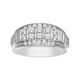 10K White Gold 1 Ct.Tw. Diamond Fashion Ring