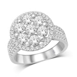 14K White Gold 2 Ct.Tw. Diamond Fashion Ring