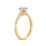 14K 0.42CT DIAM RING
