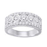 14K White Gold 1 1/2 Ct.Tw. Diamond Band