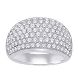 14K White Gold 2 1/2 Ct.Tw. Diamond Band