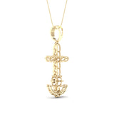 10K 0.40CT DIAM PENDANT