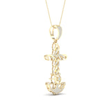 10K 0.40CT DIAM PENDANT