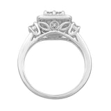 14K White Gold 5/8 Ct.Tw. Diamond Fashion Ring