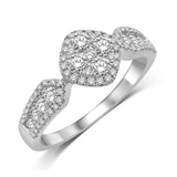 14K White Gold 9/10 Ct.Tw. Diamond Fashion Ring