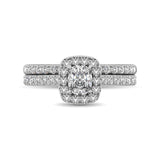 Lovecuts 14K White Gold 1 Ct.Tw. Diamond Bridal Ring