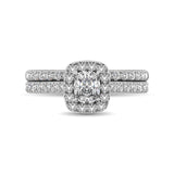Lovecuts 14K White Gold 1 Ct.Tw. Diamond Bridal Ring