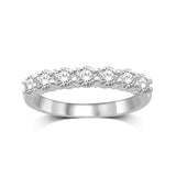14K White Gold 1/2 Ct.Tw.Diamond Wedding Band
