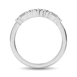 14K White Gold 1/4 Ct.Tw.Diamond Band