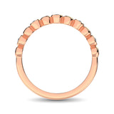 14K Rose Gold 1/20 Ct.Tw.Diamond Stackable Band