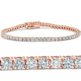 14kt White Gold Classic Tennis Bracelet 3.00ct Total Weight Round Brilliant Cut Diamonds