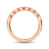 14K Rose Gold 1/10 Ct.Tw. Diamond Stackable Band