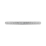14K White Gold 1/10 ctw Diamond Wedding Band