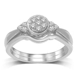 10K White Gold 1/5 Ctw Diamond Bridal Ring