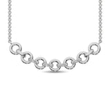 Sterling Silver Diamond Accent Fashion Necklace