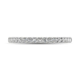 14K White Gold Diamond 1/6 Ct.Tw. 9 Stone Anniversary Band