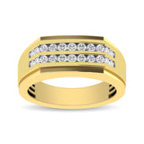 10K Yellow Gold 1/2 Ct.Tw. Diamond Men's Ring