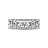 10K White Gold 1/4 Ct.Tw. Diamond Fashion Ring