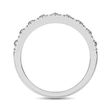 10K White Gold 1/4 Ct.Tw. Diamond Fashion Ring