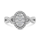 14K White Gold  3/4 Ct.Tw. Diamond Fashion Ring