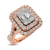 14K Rose Gold  1 Ct.Tw. Diamond Fashion Ring