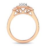 14K Rose Gold  1 Ct.Tw. Diamond Fashion Ring
