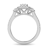 14K White Gold  1 Ct.Tw. Diamond Fashion Ring