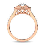 14K Rose Gold  1 Ct.Tw. Diamond Fashion Ring