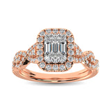14K Rose Gold  1 Ct.Tw. Diamond Fashion Ring