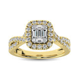 14K Yellow Gold  9/10 Ct.Tw. Diamond Fashion Ring