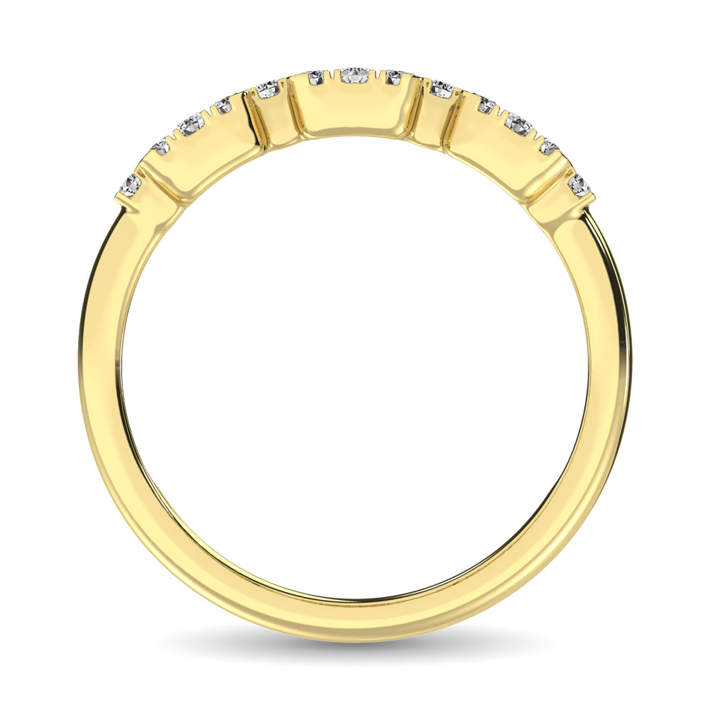 14K Yellow Gold  1/2 Ct.Tw. Diamond Fashion Ring