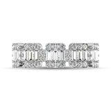 14K White Gold  1 Ct.Tw. Diamond Fashion Ring