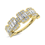 14K Yellow Gold  1 Ct.Tw. Diamond Fashion Ring