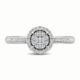 14K White Gold 1/3 Ct.Tw. Diamond Fashion Ring