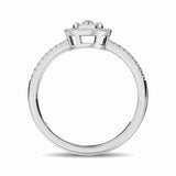 14K White Gold 1/3 Ct.Tw. Diamond Fashion Ring