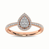 14K Rose Gold 2/5 Ct.Tw. Diamond Fashion Ring