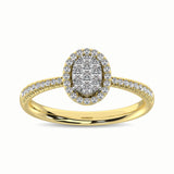 14K Yellow Gold 3/8 Ct.Tw. Diamond Fashion Ring