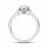 10K White Gold 1/5 Ct.Tw. Diamond Fashion Ring